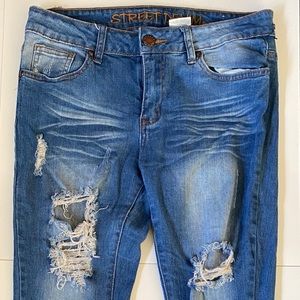 Street Denim boyfriend jean curvy skinny